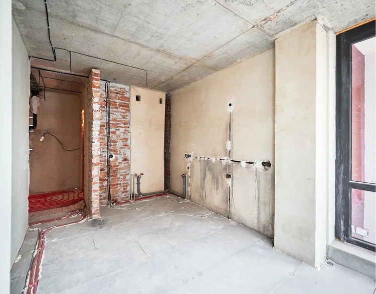 Interior before restoration